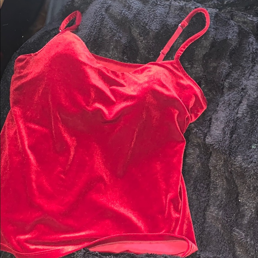 Velvet tank top